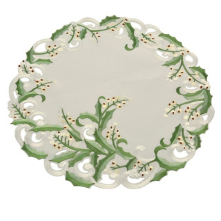 Serwetka haftowana 40cm okrągła A345